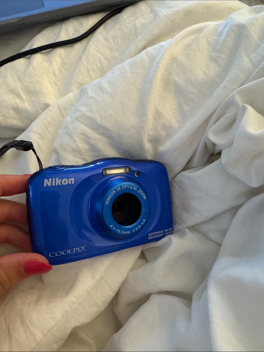 Nikon COOLPIX Compact Digital Camera in Bright Blue